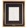 Pablo Picasso. Ambroise Vollard III, etching