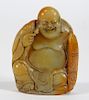 19C. Chinese Shoushan Stone Figural Buddha Seal