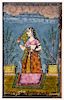 19C Indian Radha Krishna Miniature Painting