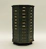American Country Green Painted Octagonal Cabinet