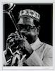 Ted Williams Dizzy Gillespie B & W Jazz Photograph