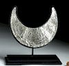 Nazca Silver Head Ornament / Pectoral