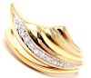 Damiani 18k Yellow Gold Diamond Ring
