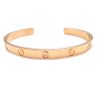 CARTIER 18k Rose Gold Love Cuff Bracelet Size 19
