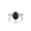 A 2.19-Carat Russian Emerald and Diamond Ring