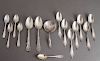 Silver Spoons incl. Tiffany & Co. and Others 15 Pc
