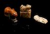 SET OF THREE CHINESE ARCHAISTIC JADE CARVINGS