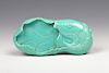 A CHINESE TURQUOISE GLAZED 'FISH' WASHER, 19TH C. 