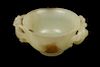 CHINESE DOUBLE EAR JADE CUP