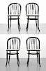Wiener WerkstÃ¤tte Chairs, Set of 4