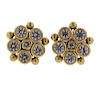 Temple St. Clair 18k Gold White Sapphire Earrings 