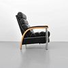 Jay Spectre "Eclipse" Reclining Leather Chair