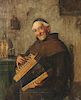 Giovanni Sandrucci, (Italian, 1828-1897), Monk with an Accordion