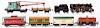 Lot of 8: Lionel Standard Gauge No. 390E Locomotive and Freight Cars.