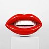 Large Lips Sculpture on Stand