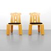 Robert Venturi "Chippendale" Chairs, Pair
