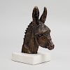 Sally Arnup (b. 1930): Head of a Donkey 