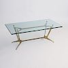 Bronze and Glass Low Table