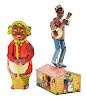 Lot Of 2:Tin Litho American Made African-American Themed Toys.