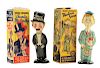 Lot of 2: Marx Tin Litho Wind Up Character Walking Toys with Boxes.