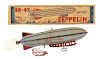 Strauss Tin Litho Wind Up Zeppelin Toy.