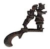 Cast Iron Ives Punch & Judy Animated Cap Pistol.
