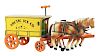 Scarce Jacrim Horse-Drawn Arctic Ice Co. Wagon toy. 