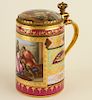 ROYAL VIENNA HAND PAINTED PORCELAIN STEIN