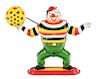 Tin Litho Wind Up Bobo The Juggling Clown.