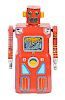 Tin Litho Battery Operated Machine Man Robot.