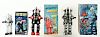 Lot Of 3: Japanese Contemporary Robots in Boxes.