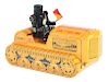 Tin Litho Friction Robot Bulldozer.