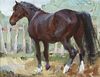 Frank B. Hoffman, (American, 1888-1958), The Saddle Horse
