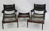 MIDCENTURY. Kristian Vedel Rosewood "Modus" Chairs