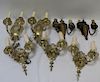 Lot of Assorted Caldwell Style Silvered Sconces.