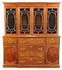 Chippendale Style Mahogany Breakfront