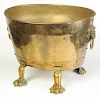 Regency Style Brass Kindling Bucket