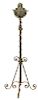 Wrought Iron Scrolled Floor Lamp