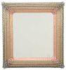 Venetian Pink and Pale Blue Frame Mirror