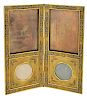 French Gilt Bronze Double Photograph Frame