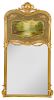Louis XV Style Parcel-Gilt Trumeau Mirror