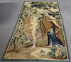 Impressive 18 Century Tapestry of a Beauty Picking