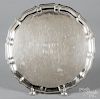 Gorham sterling silver Chippendale tray