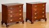 Pair of Statton cherry bachelor's chests