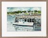 Pearl Slobodian, watercolor harbor scene