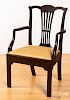 Chippendale mahogany armchair