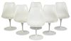 Set Six Tulip Side Chairs by Eero Saarinen