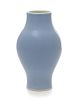 A Claire-de-Lune Glazed Olive-Shaped Porcelain Vase Height 6 inches.