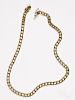 18K yellow gold link necklace