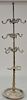Victorian iron coat rack, one cane holder missing. ht. 84 in. Provenance: From an estate in Lloyd Harbor, Long Island, New York